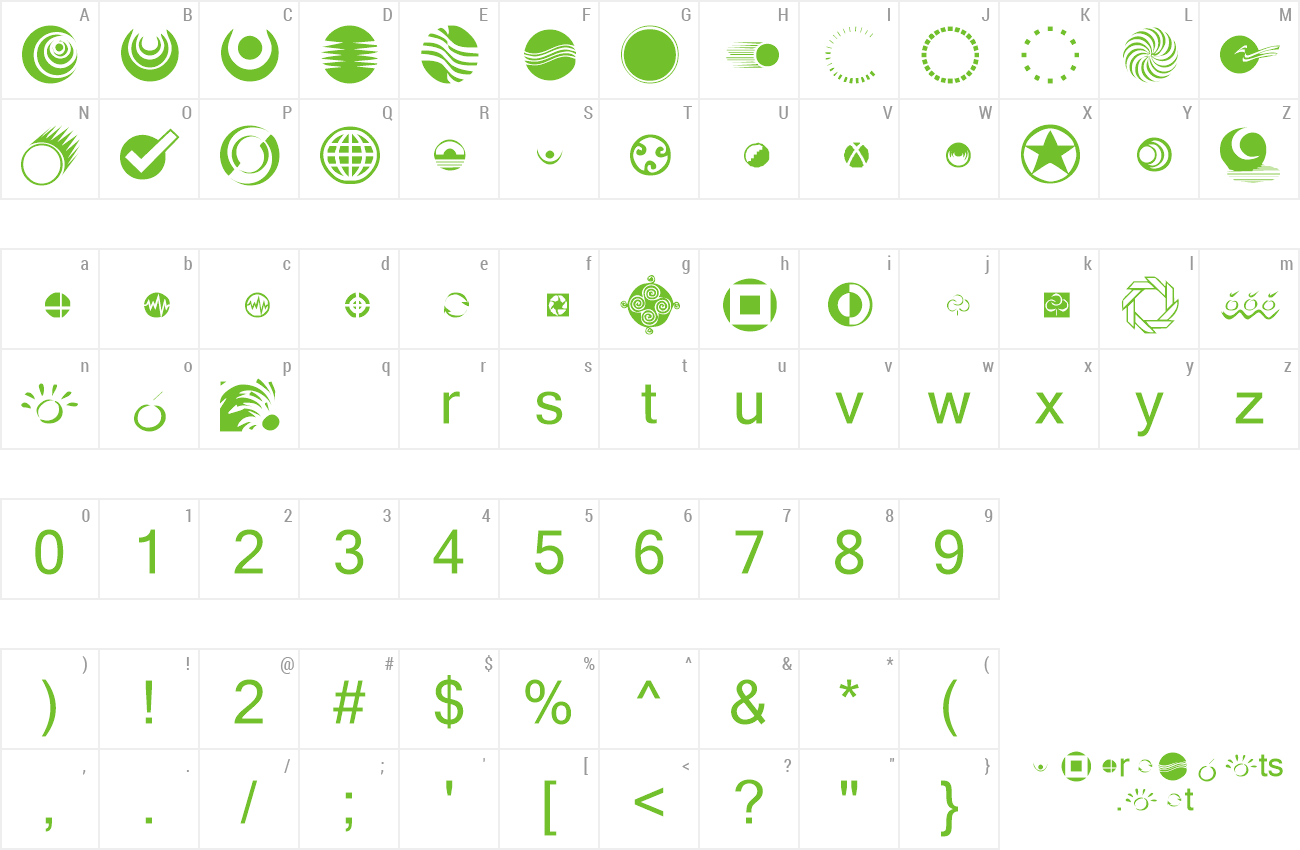 Font KR A Round preview